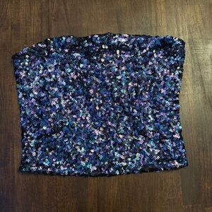 Intimately Free People sequin tube top